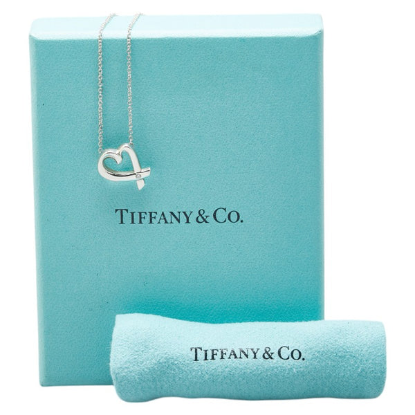 ティファニー パロマ ピカソ ラビング ハート ネックレス シルバー SV925 シルバー レディース TIFFANY&Co. 【中古】