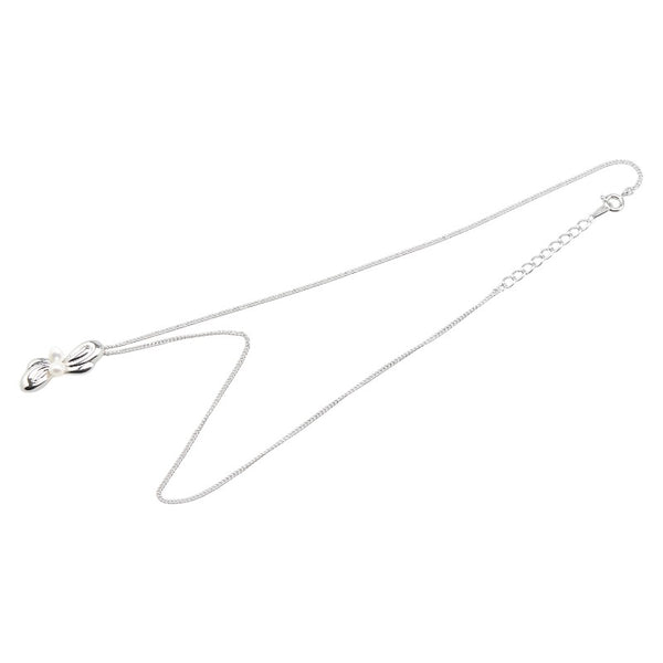 タサキ パール ネックレス SV925 シルバー 真珠 レディース TASAKI 【中古】