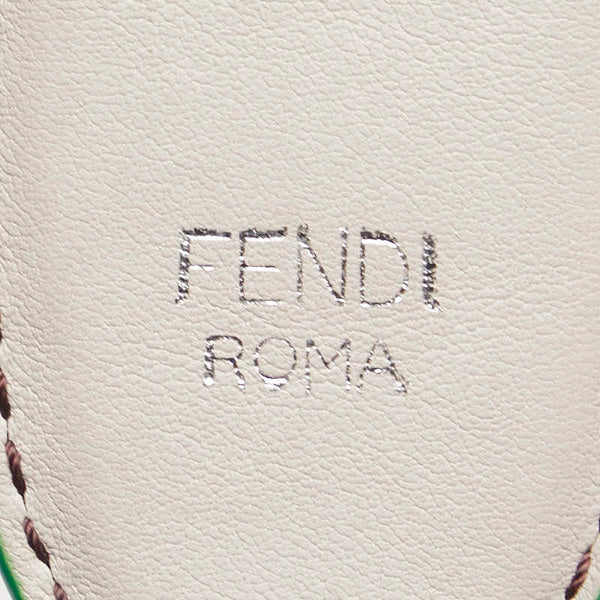 フェンディ ストラップユー スタッズ ショルダーストラップ マルチカラー レザー レディース FENDI 【中古】