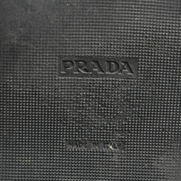 プラダ サイドゴアブーツ ブラック レザー メンズ PRADA 【中古】