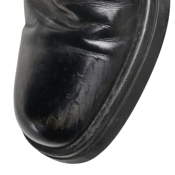 プラダ サイドゴアブーツ ブラック レザー メンズ PRADA 【中古】