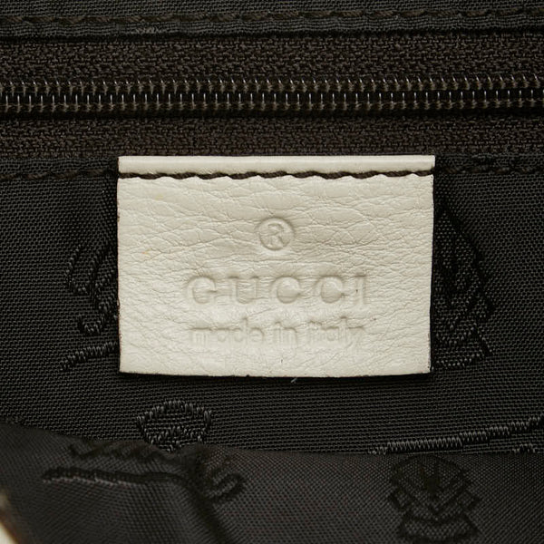グッチ グッチシマ ワンショルダーバッグ 211934 ホワイト レザー レディース GUCCI 【中古】