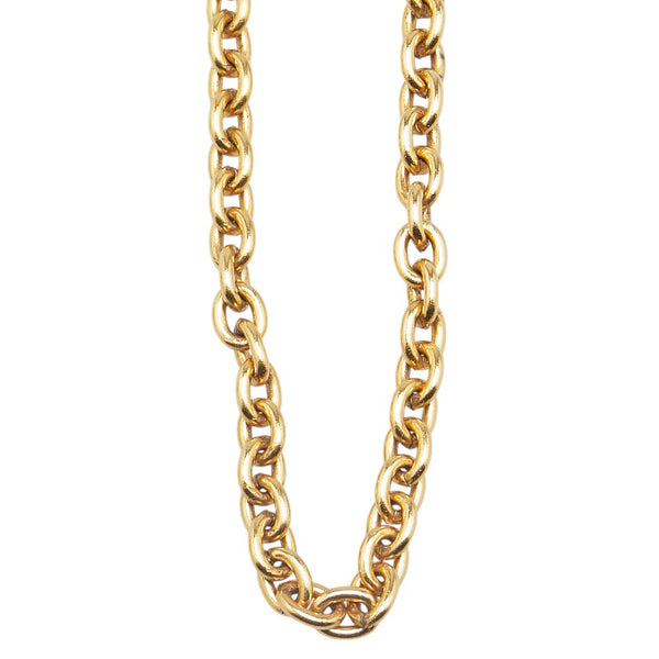 シャネル チェーン ネックレス ゴールド メッキ レディース CHANEL 【中古】