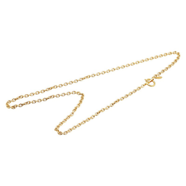 シャネル チェーン ネックレス ゴールド メッキ レディース CHANEL 【中古】