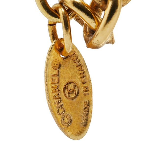 シャネル チェーン ネックレス ゴールド メッキ レディース CHANEL 【中古】