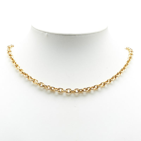 シャネル チェーン ネックレス ゴールド メッキ レディース CHANEL 【中古】