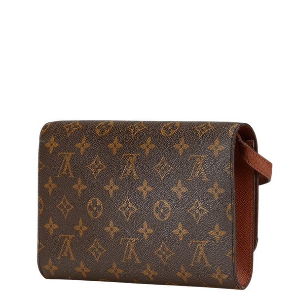 ルイ ヴィトン モノグラム ボルドー24 斜め掛け ショルダーバッグ M51798 ブラウン PVC レザー レディース LOUIS VUITTON 【中古】