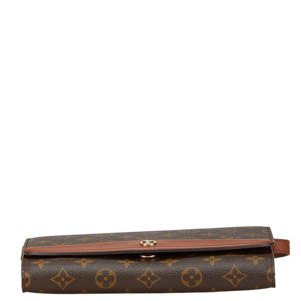 ルイ ヴィトン モノグラム ボルドー24 斜め掛け ショルダーバッグ M51798 ブラウン PVC レザー レディース LOUIS VUITTON 【中古】