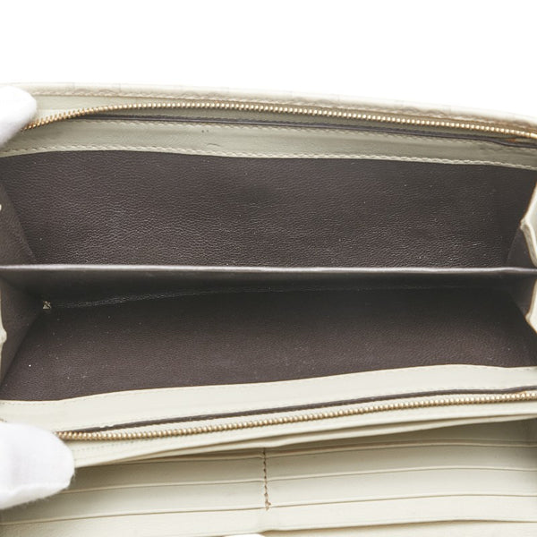 グッチ グッチシマ  チェーンウォレット 長財布 269541 ベージュ レザー レディース GUCCI 【中古】