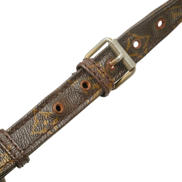 ルイ ヴィトン モノグラム プチマルソー 斜め掛け ショルダーバッグ M40264 ブラウン PVC レザー レディース LOUIS VUITTON 【中古】