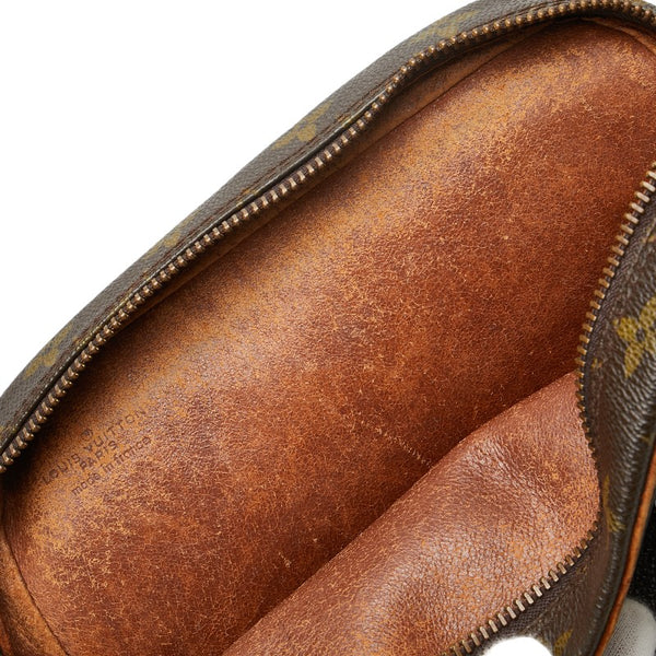 ルイ ヴィトン モノグラム プチマルソー 斜め掛け ショルダーバッグ M40264 ブラウン PVC レザー レディース LOUIS VUITTON 【中古】