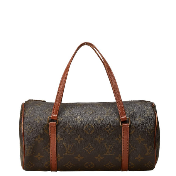 ルイ ヴィトン モノグラム パピヨン26 ハンドバッグ M51366 ブラウン PVC レザー レディース LOUIS VUITTON 【中古】