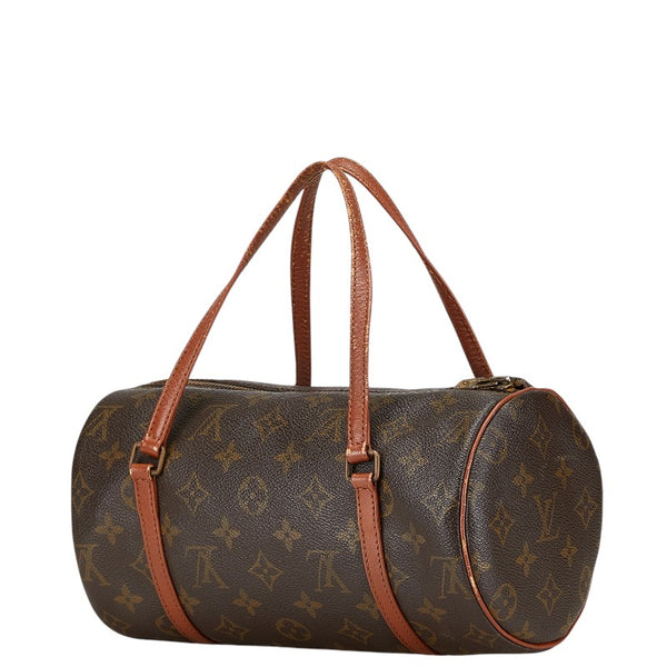 ルイ ヴィトン モノグラム パピヨン26 ハンドバッグ M51366 ブラウン PVC レザー レディース LOUIS VUITTON 【中古】