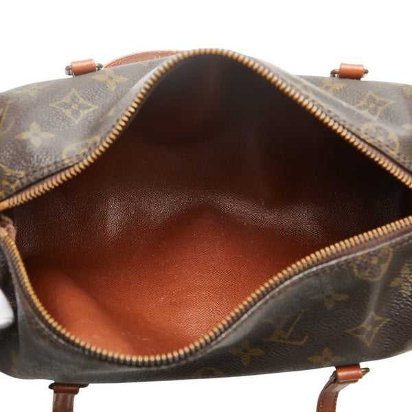 ルイ ヴィトン モノグラム パピヨン26 ハンドバッグ M51366 ブラウン PVC レザー レディース LOUIS VUITTON 【中古】