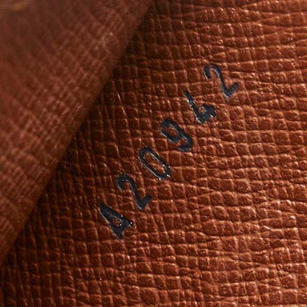 ルイ ヴィトン モノグラム モンソー28 ハンドバッグ ショルダーバッグ 2WAY M51185 ブラウン PVC レザー レディース LOUIS VUITTON 【中古】
