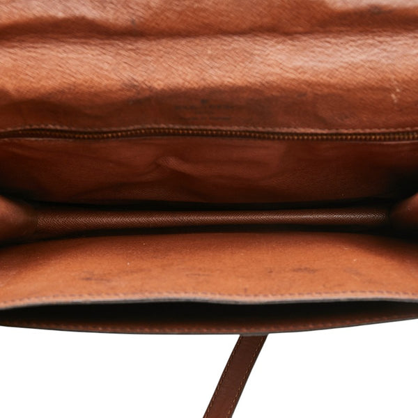 ルイ ヴィトン モノグラム モンソー28 ハンドバッグ ショルダーバッグ 2WAY M51185 ブラウン PVC レザー レディース LOUIS VUITTON 【中古】