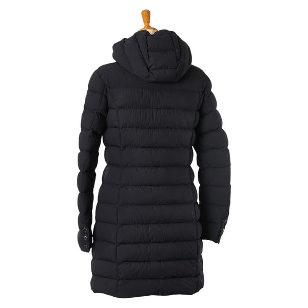 CAPE HORN ダウンコート ダウンジャケット サイズ：44 ブラック ナイロン ポリウレタン ダウン90％/フェザー10％ レディース 【中古】