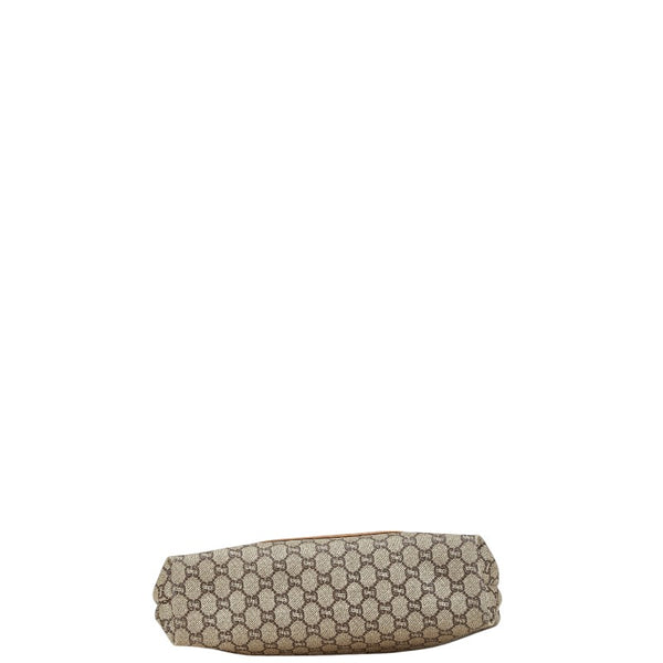 グッチ GGプラス オールドグッチ シェリーライン ハンドバッグ トートバッグ ブラウン PVC レザー レディース GUCCI 【中古】