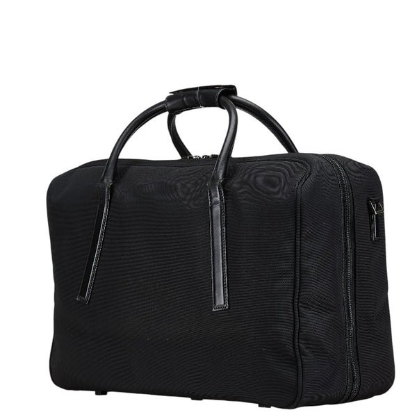 グッチ ボストンバッグ トラベルバッグ 旅行用バッグ 002689 ブラック キャンバス レザー レディース GUCCI 【中古】