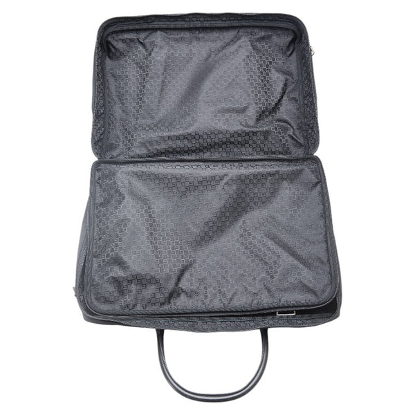 グッチ ボストンバッグ トラベルバッグ 旅行用バッグ 002689 ブラック キャンバス レザー レディース GUCCI 【中古】