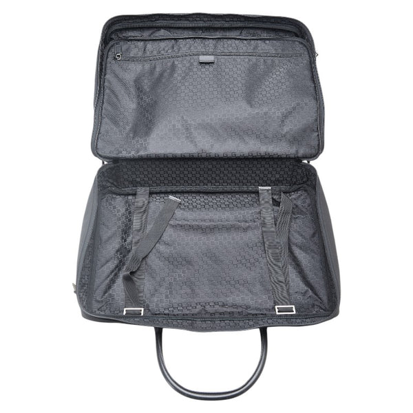 グッチ ボストンバッグ トラベルバッグ 旅行用バッグ 002689 ブラック キャンバス レザー レディース GUCCI 【中古】