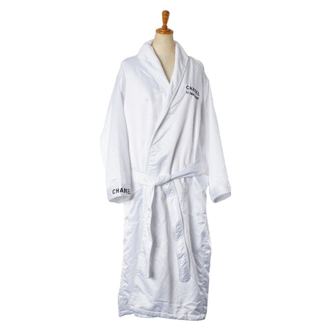 シャネル Le Salon Beaute バスローブ ホワイト レディース CHANEL 【中古】