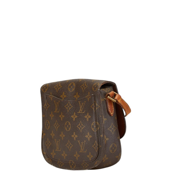ルイ ヴィトン モノグラム ミニ サンクルー ショルダーバッグ M51244 ブラウン PVC レザー レディース LOUIS VUITTON 【中古】