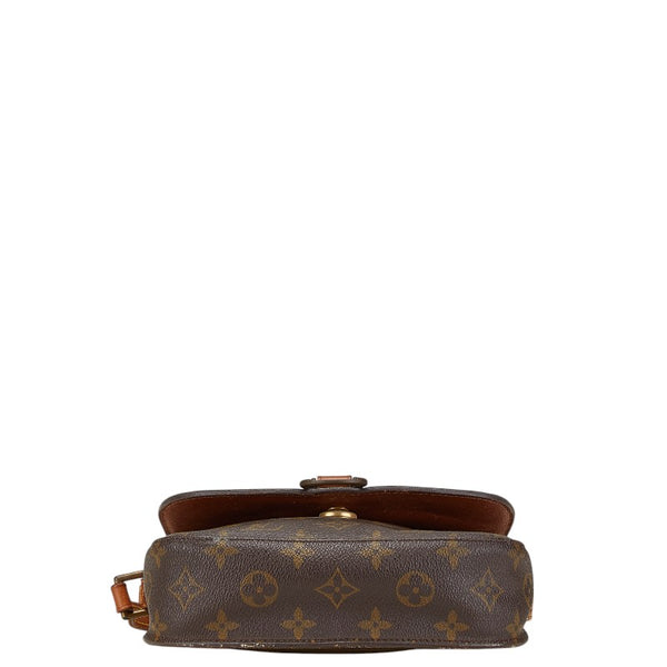 ルイ ヴィトン モノグラム ミニ サンクルー ショルダーバッグ M51244 ブラウン PVC レザー レディース LOUIS VUITTON 【中古】