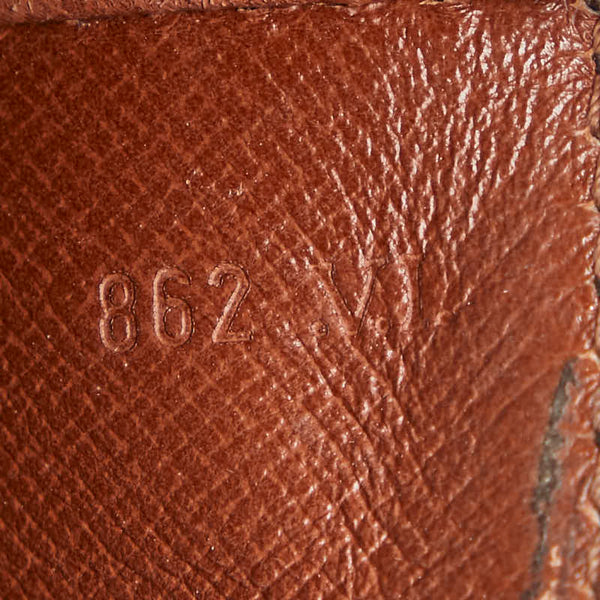 ルイ ヴィトン モノグラム ミニ サンクルー ショルダーバッグ M51244 ブラウン PVC レザー レディース LOUIS VUITTON 【中古】