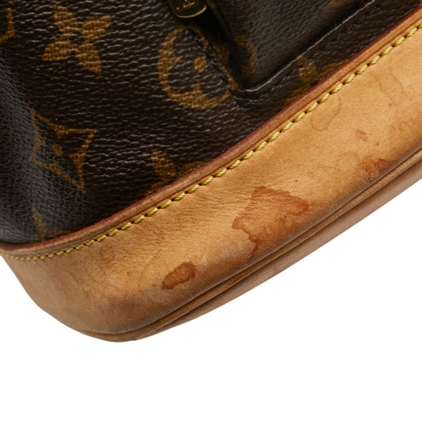 ルイ ヴィトン モノグラム モンスリMM リュック バックパック M51136 ブラウン PVC レザー レディース LOUIS VUITTON 【中古】