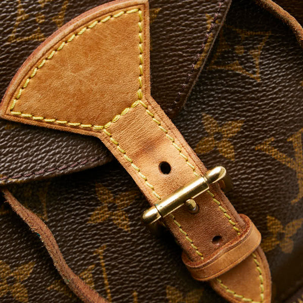 ルイ ヴィトン モノグラム モンスリMM リュック バックパック M51136 ブラウン PVC レザー レディース LOUIS VUITTON 【中古】