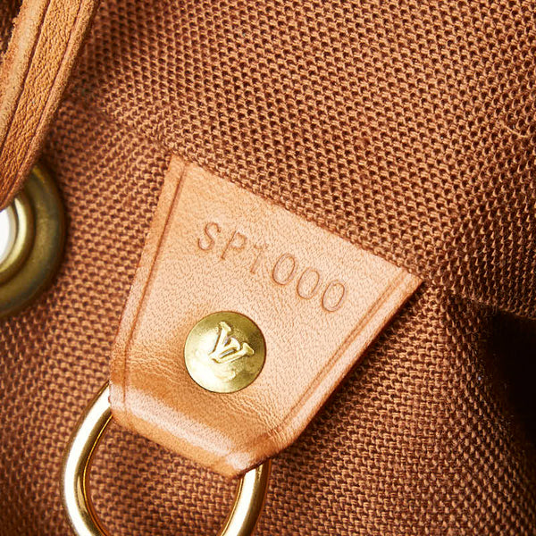 ルイ ヴィトン モノグラム モンスリMM リュック バックパック M51136 ブラウン PVC レザー レディース LOUIS VUITTON 【中古】