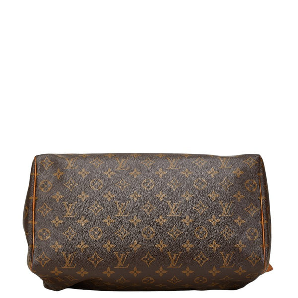 ルイ ヴィトン モノグラム スピーディ35 ハンドバッグ ボストンバッグ M41524 ブラウン PVC レザー レディース LOUIS VUITTON 【中古】