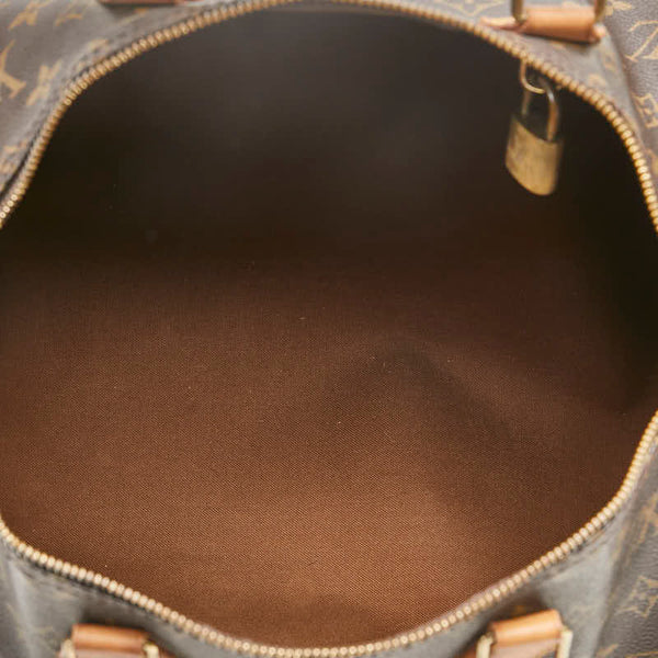 ルイ ヴィトン モノグラム スピーディ35 ハンドバッグ ボストンバッグ M41524 ブラウン PVC レザー レディース LOUIS VUITTON 【中古】