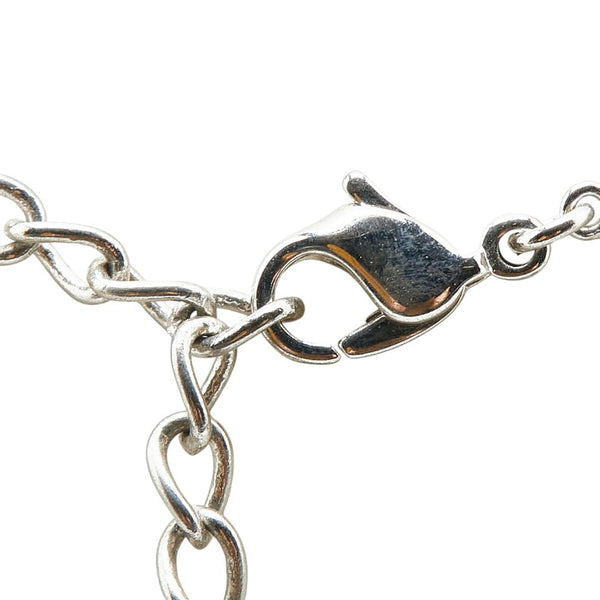 ディオール ロゴプレート ネックレス シルバー メタル レディース Dior 【中古】