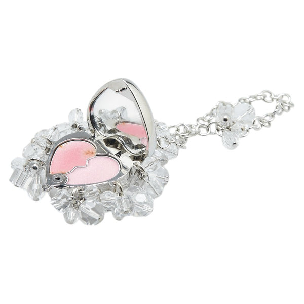 ディオール プリティ チャーム ピンク エンチャント 002 口紅 リップグロス シルバー メタル レディース Dior 【中古】