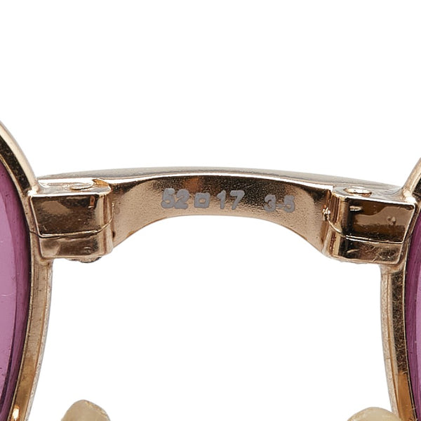 グッチ サングラス パープル ブラック ゴールド プラスチック レディース GUCCI 【中古】