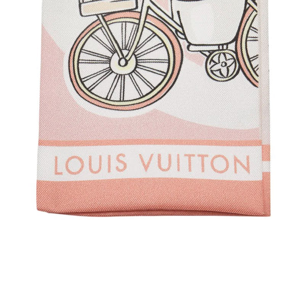 ルイ ヴィトン バンドー スピーディ ヴィヴィエンヌ スカーフ M79479 ローズクレール ピンク マルチカラー シルク レディース LOUIS VUITTON 【中古】