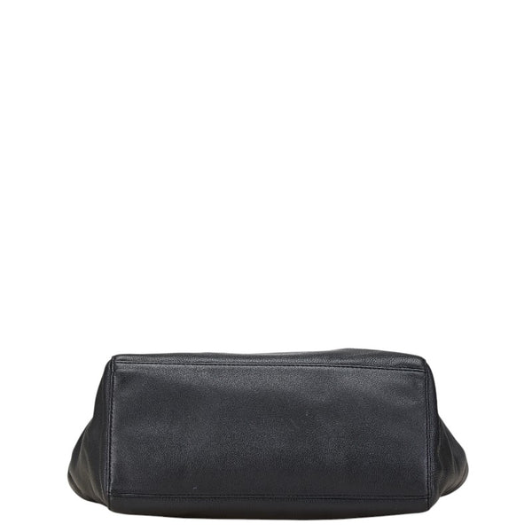 マークジェイコブス トートバッグ ショルダーバッグ ブラック レザー レディース MARC JACOBS 【中古】