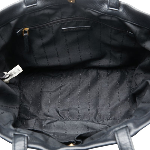 マークジェイコブス トートバッグ ショルダーバッグ ブラック レザー レディース MARC JACOBS 【中古】
