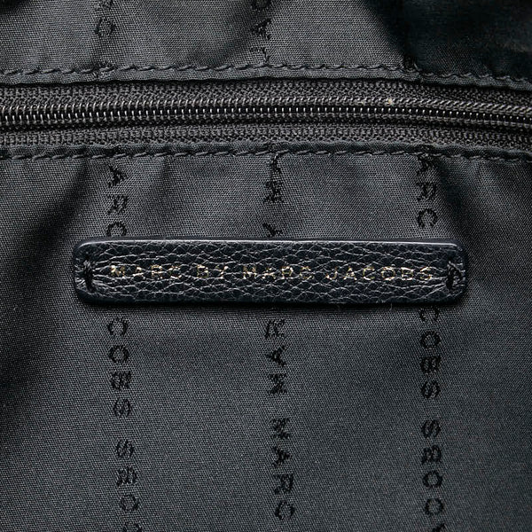 マークジェイコブス トートバッグ ショルダーバッグ ブラック レザー レディース MARC JACOBS 【中古】