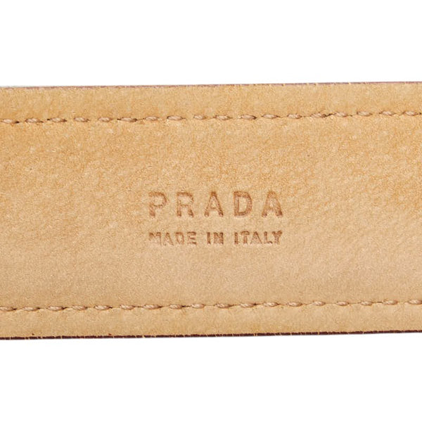 プラダ ベルト サイズ：90/36 ブラウン レザー メンズ PRADA 【中古】