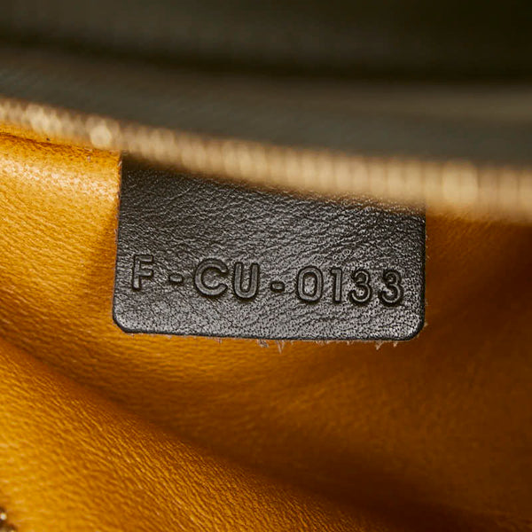 セリーヌ トラペーズ ハンドバッグ ショルダーバッグ 2WAY ブラック イエロー レザー スウェード レディース CELINE 【中古】