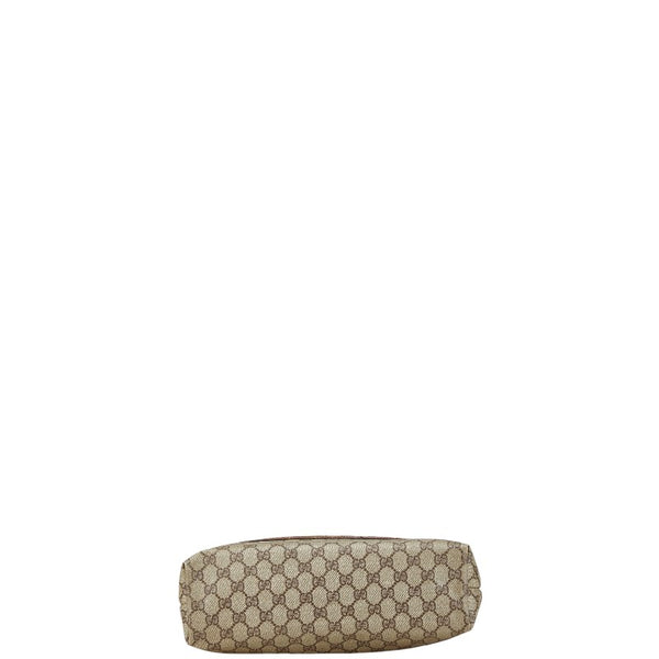 グッチ オールドグッチ GGスプリーム シェリーライン トートバッグ 39.02.003 ベージュ ブラウン PVC レザー レディース GUCCI 【中古】