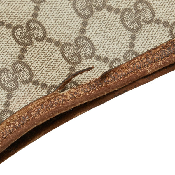 グッチ オールドグッチ GGスプリーム シェリーライン トートバッグ 39.02.003 ベージュ ブラウン PVC レザー レディース GUCCI 【中古】