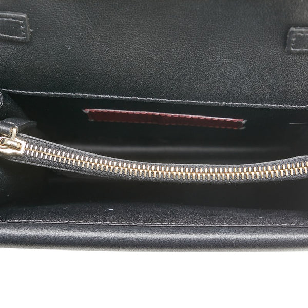 ヴァレンチノ スタッズ ショルダーバッグ ブラック レザー レディース Valentino 【中古】