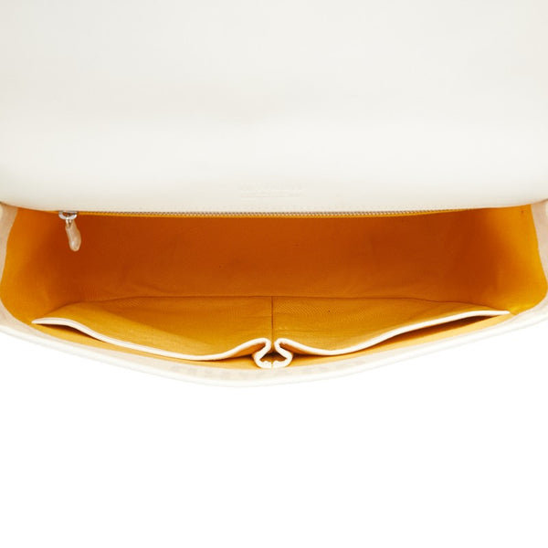 ゴヤール ベルヴェデールMM ショルダーバッグ ホワイト PVC レザー レディース GOYARD 【中古】