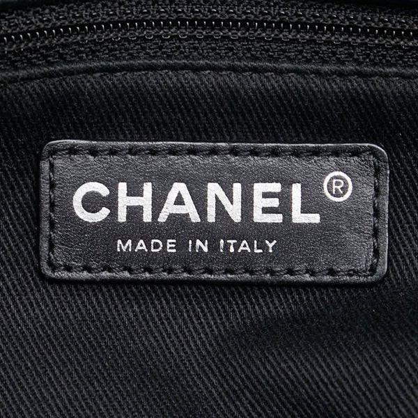 シャネル マトラッセ ココマーク チェーン ショルダーバッグ ブラック ラムスキン レディース CHANEL 【中古】