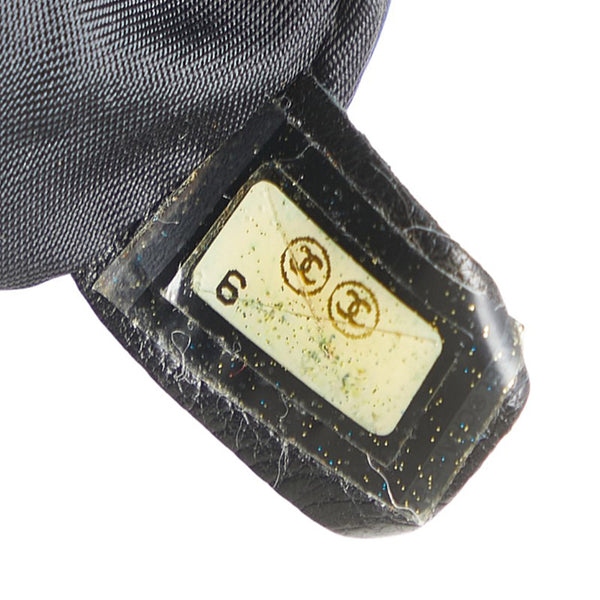 シャネル ニュートラベルライン バニティバッグ ブラック ナイロン レザー レディース CHANEL 【中古】