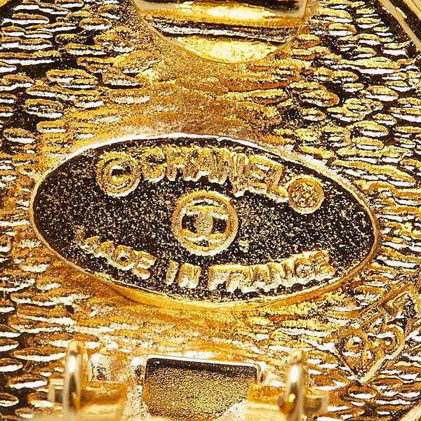 シャネル ココマーク ロゴ イヤリング ゴールド メッキ レディース CHANEL 【中古】